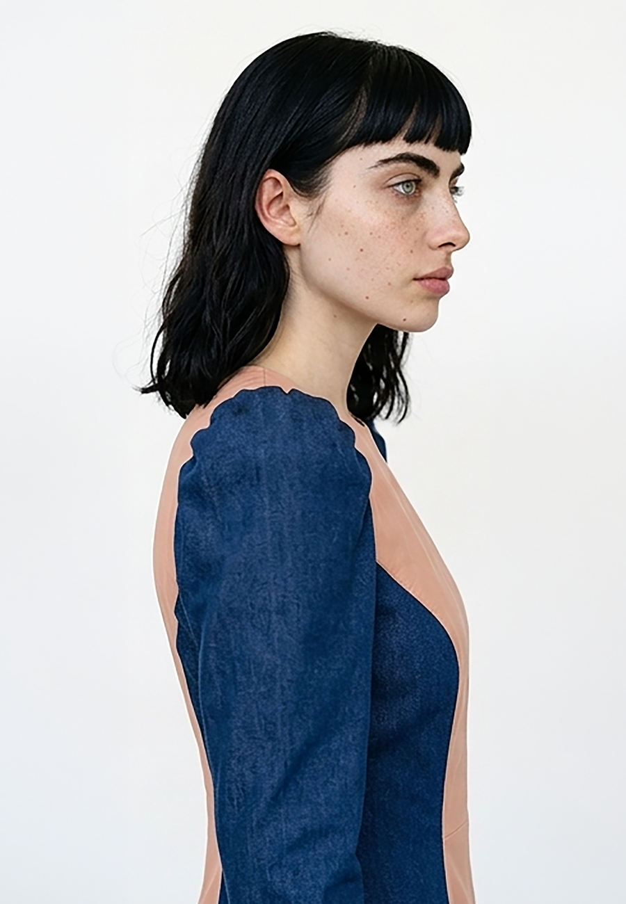 Vestido Rosa de Invierno