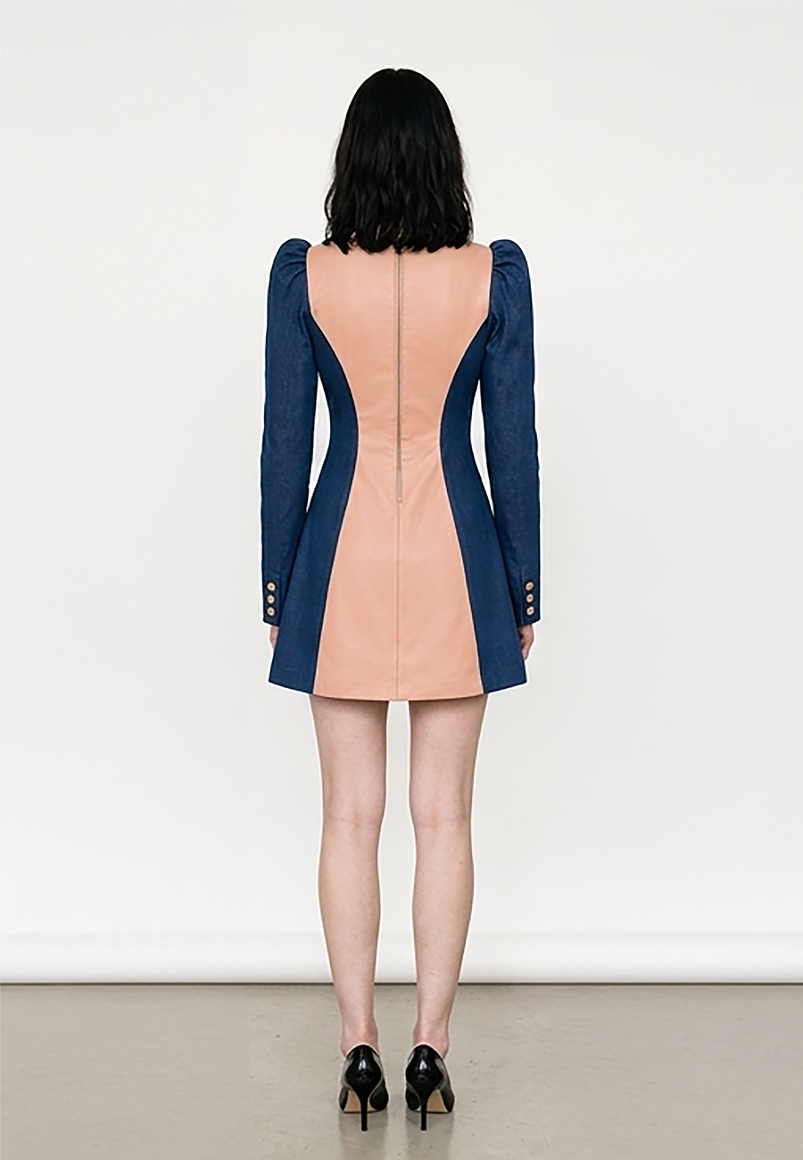 Vestido Rosa de Invierno